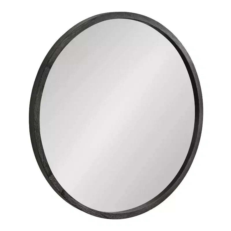 Kate & Laurel All Things Decor 28x28 Occonor Wood Round Mirror