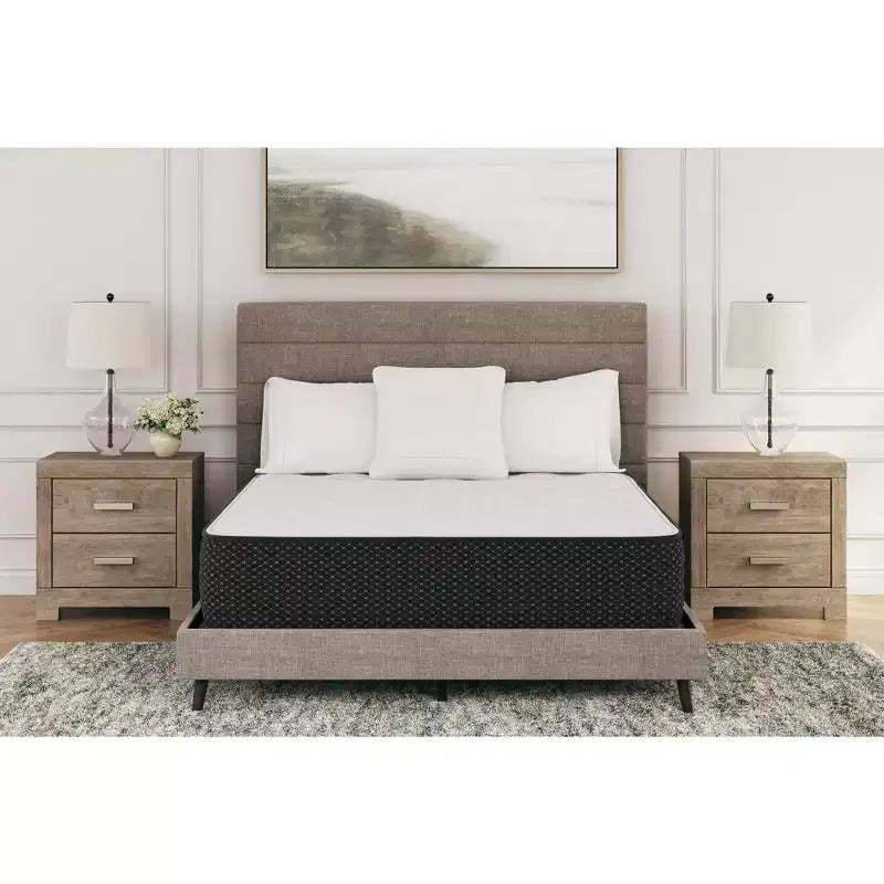 Signature Design by Ashley Limited Edition Plush 12 Inch Hybrid Mattress with Lumbar Support Gel Memory Foam