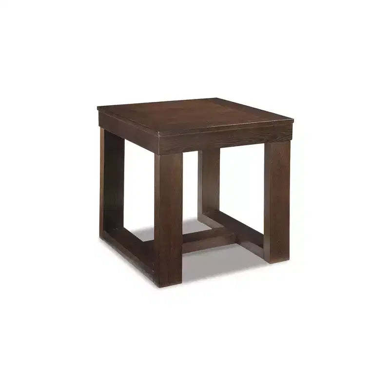 Signature Design by Ashley Contemporary Watson End Table Dark Brown