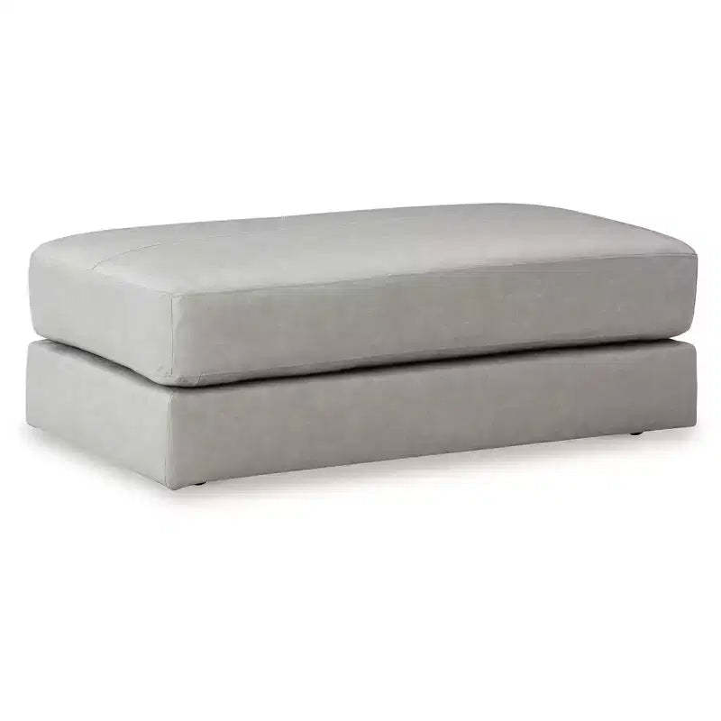 Signature Design by Ashley Amiata Modern Oversized Accent Ottoman, Light Gray