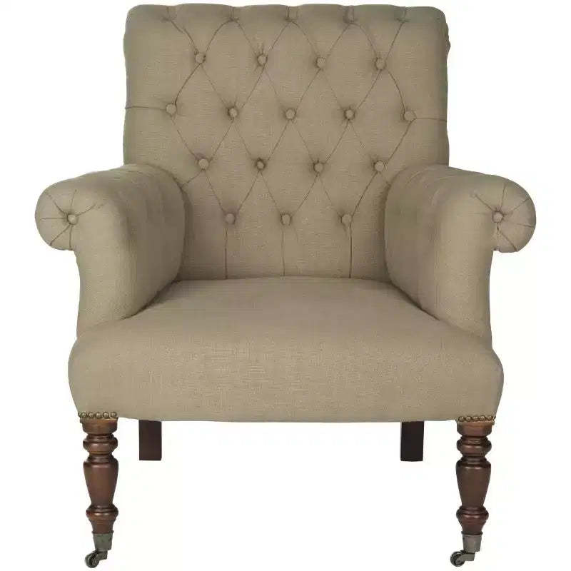 Bennett Club Chair - MCR4737A - True Taupe - Safavieh