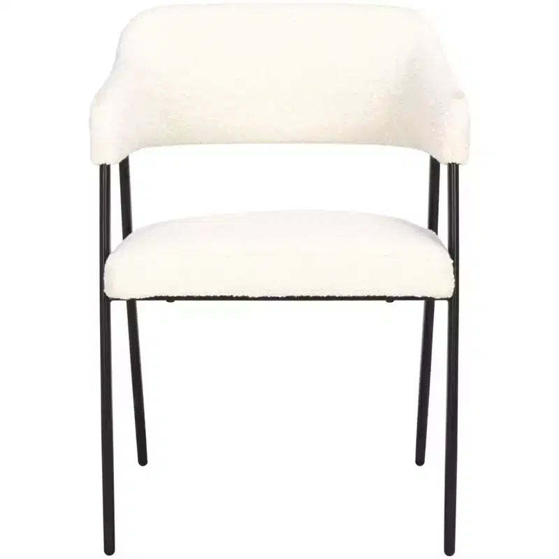 Naoko Dining Chair - DCH1105 - White/Black - Safavieh