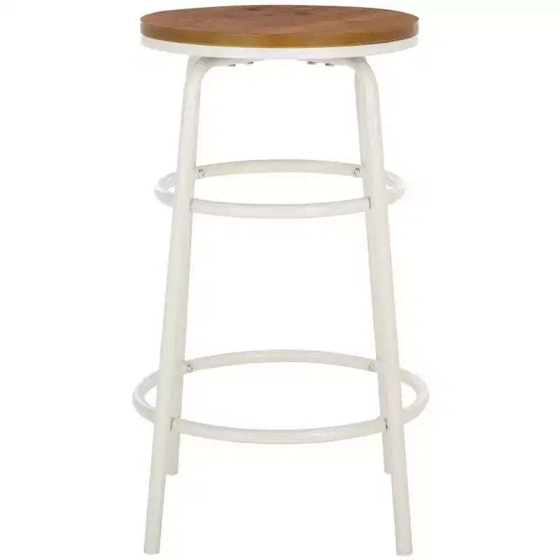 Ford Counter Stool - BST2501 - Natural Brown/White - Safavieh