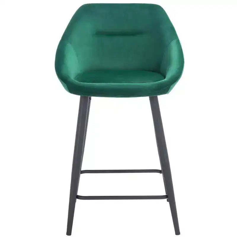 Zorica Counter Stool - BST7502 - Emerald/Black - Safavieh