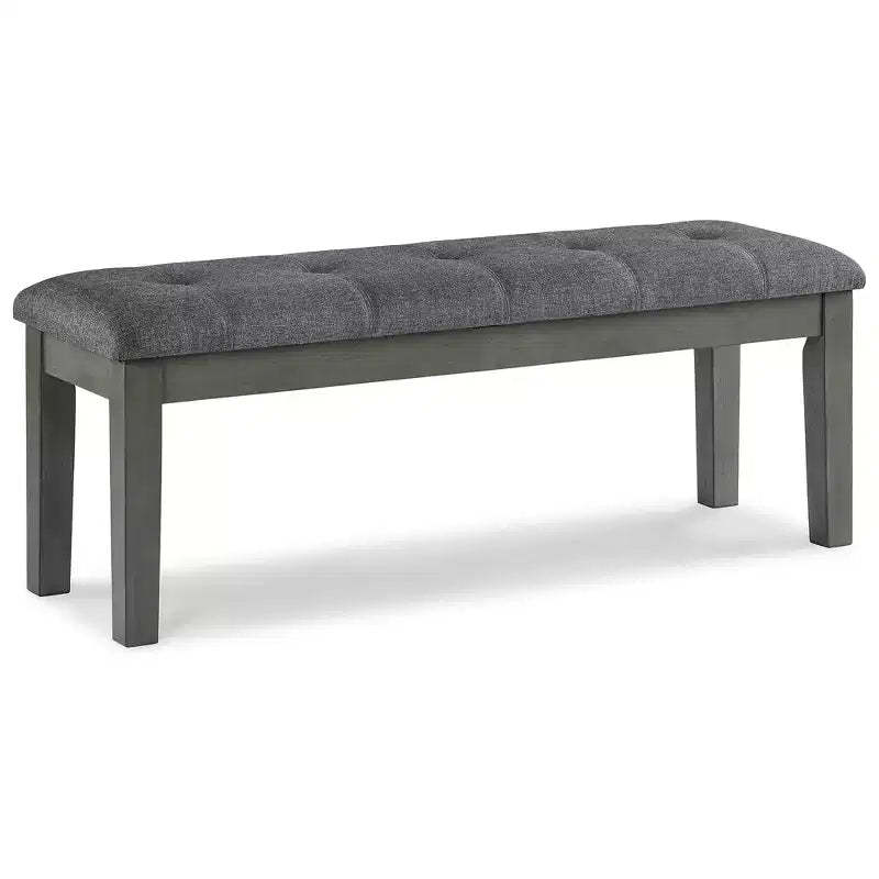 Signature Design by Ashley Contemporary Hallanden 50 Dining Bench Two-tone Gray