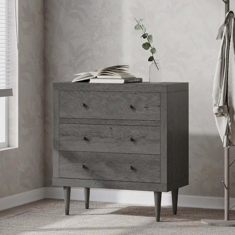 Nystrom Mid Century Modern 3 Drawer Chest by Christopher Knight Home