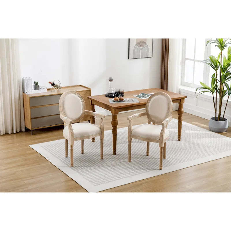 French Style Solid Wood Dining Chair