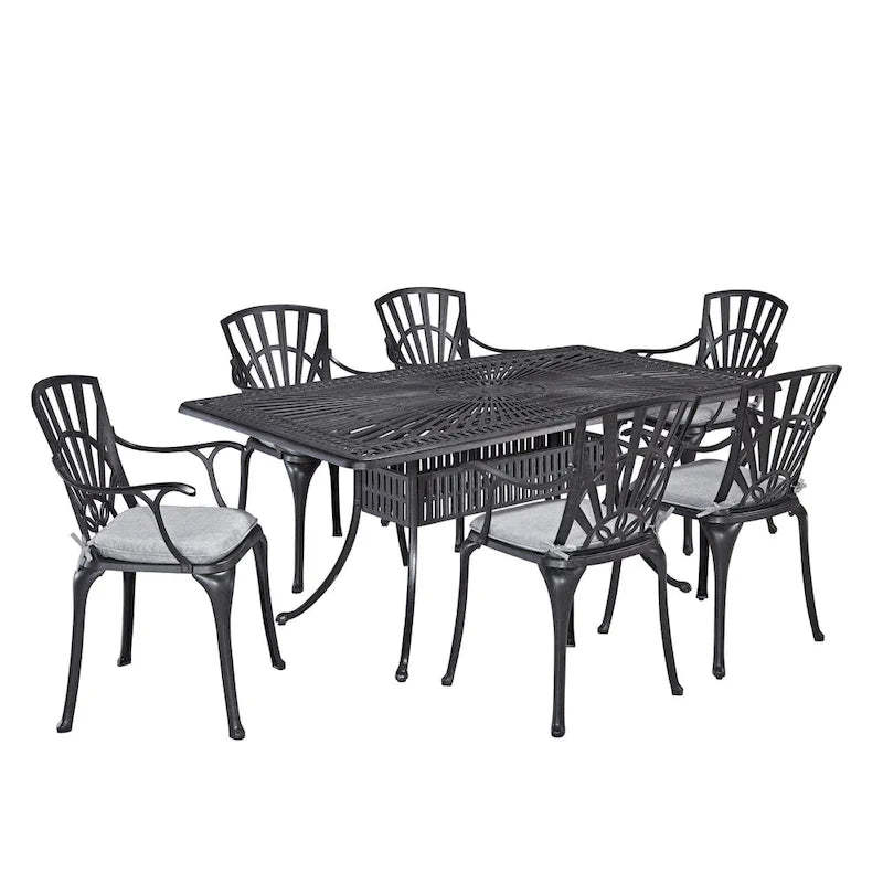 Grenada 7 Piece Dining Set with Cushions by homestyles