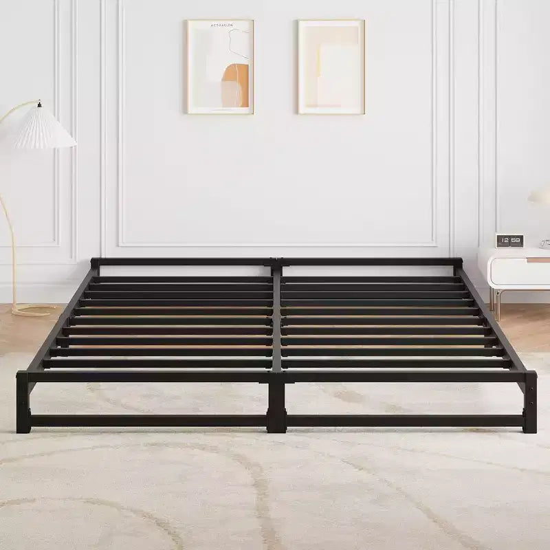 6 Inch Twin/Full/Queen/King Size Bed Frame Heavy Duty Metal Platform Bed Frame with Steel Slat Support