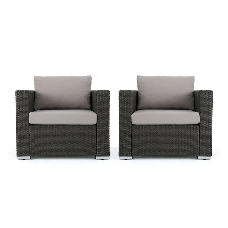 Santa Rosa Wicker Outdoor Club Chair by Christopher Knight Home