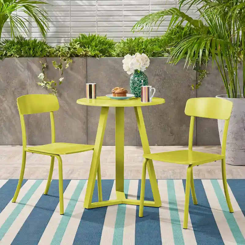 Samos Outdoor Bistro Set by Christopher Knight Home