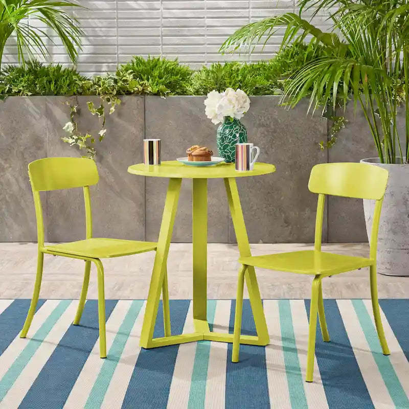 Samos Outdoor Bistro Set by Christopher Knight Home
