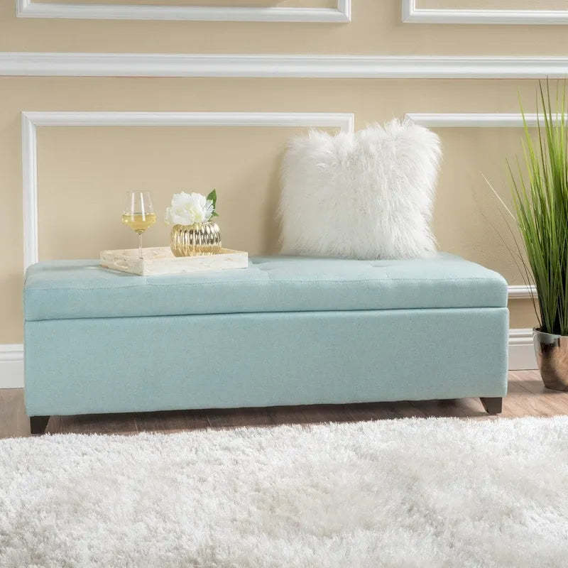 London Fabric Storage Bench by Christopher Knight Home