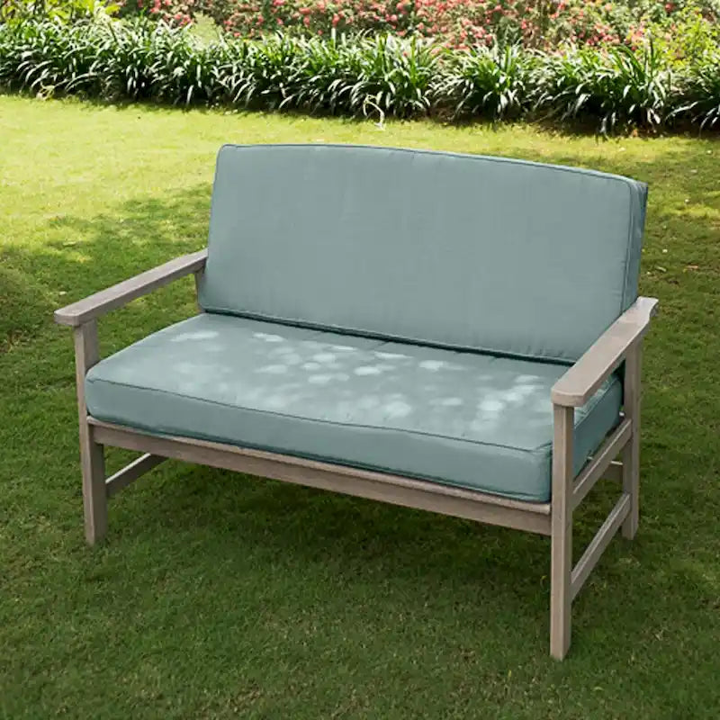 Cambridge Casual West Lake Mahogany Outdoor Loveseat