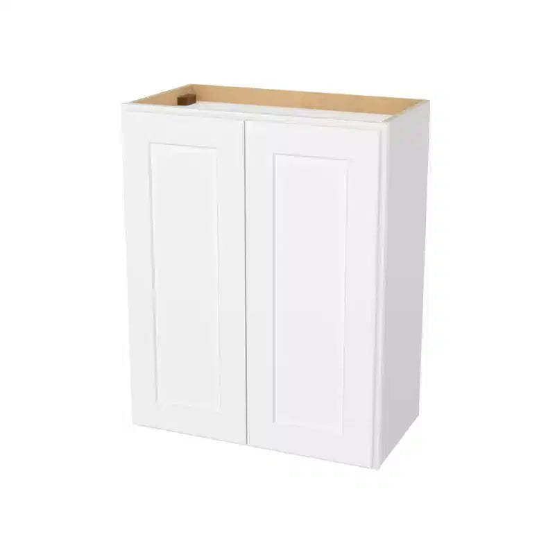 HOMLUX Easy-DIY 12 in D in Shaker White Ready to Assemble Wall Kitchen Cabinet 2 Doors-2 Shelves