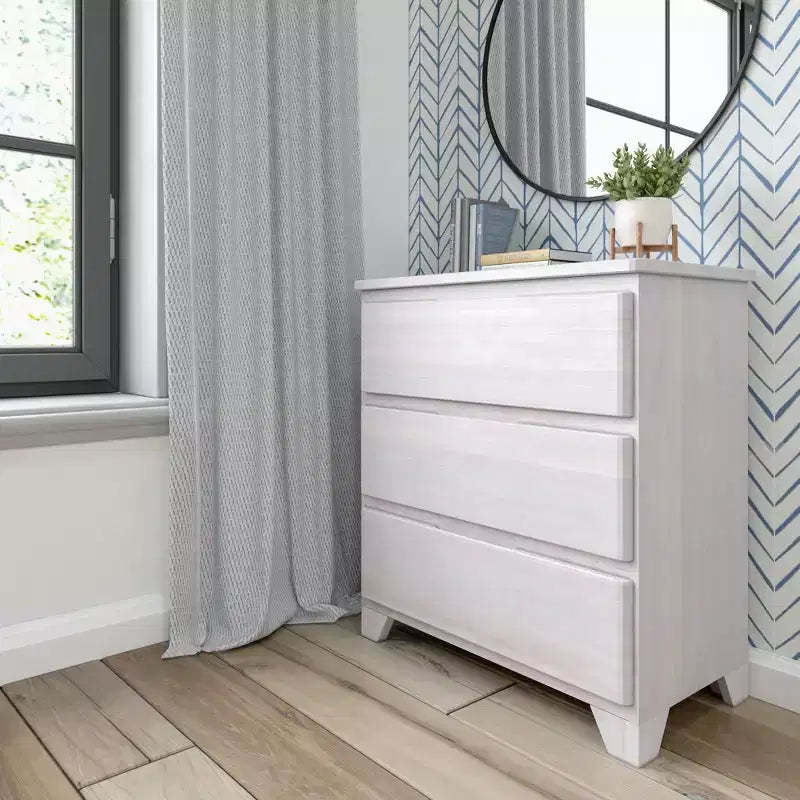 Plank+Beam Modern Farmhouse 3 Drawer Dresser Solid Wood