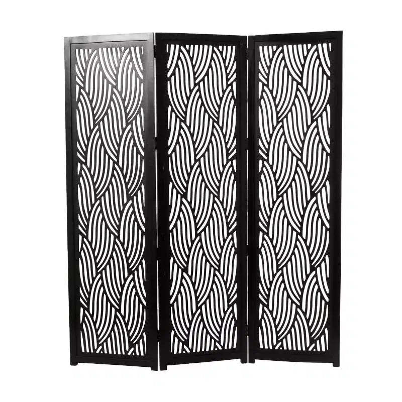 Olivia & May Wooden 3 Panel Room Divider Screen
