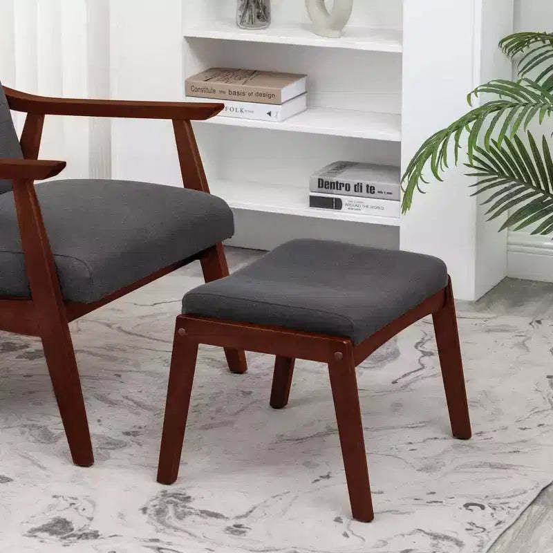 Breighton Home Designs4Comfort Natalie Accent Ottoman Stool