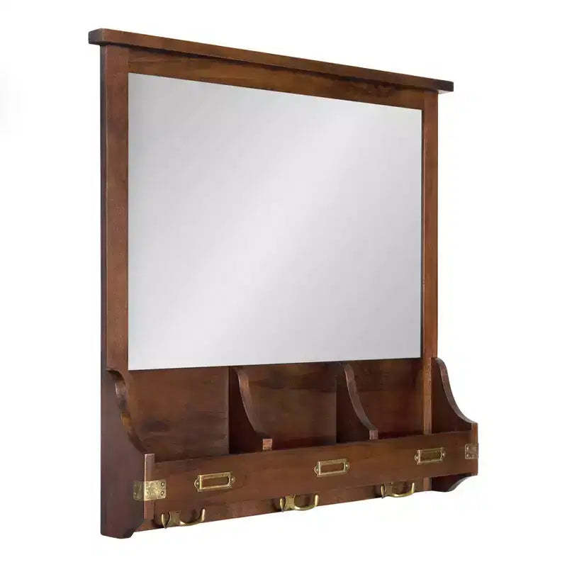 24 x 24 Stallard Functional Wall Mirror - Kate & Laurel All Things Decor