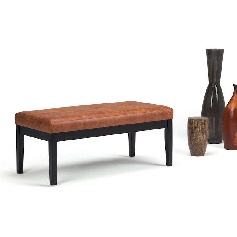 WYNDENHALL Abbey 43 inch Wide Contemporary Rectangle Ottoman Bench