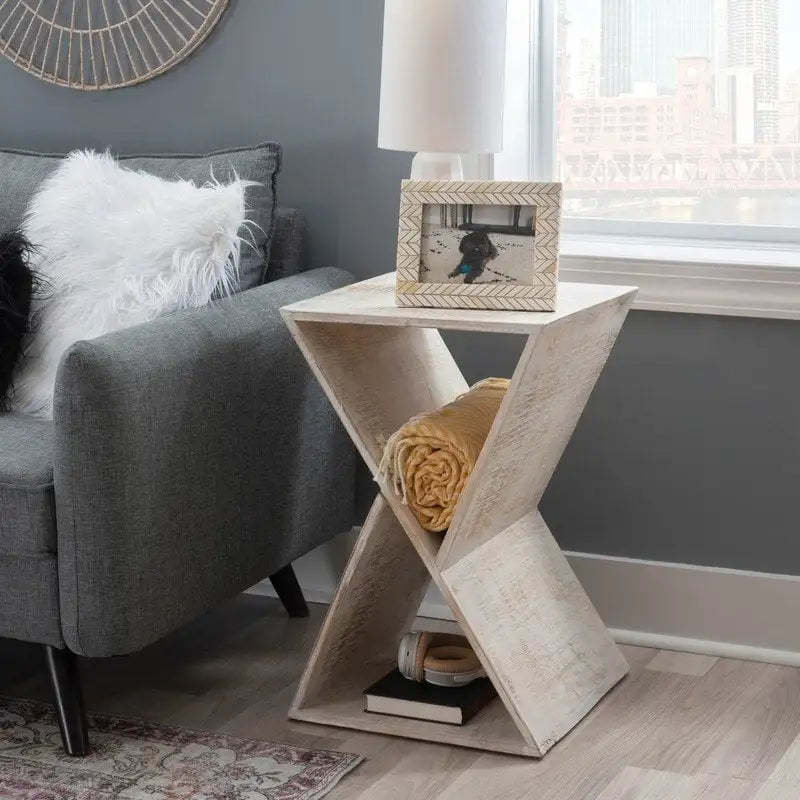 Tessier Triangle Side Table Natural