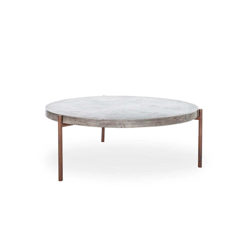 Aurelle Home Modern Concrete Outdoor Coffee Table