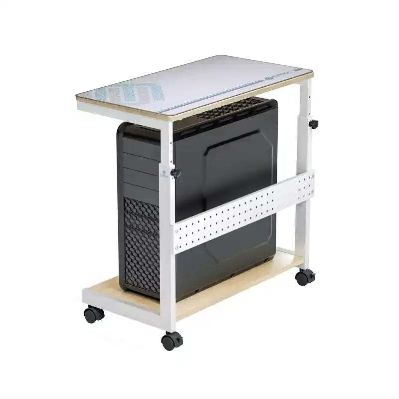EUREKA ERGONOMIC Mobile Height Adjustable CPU Cart with Mouse Pad