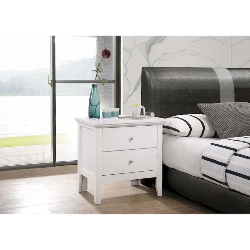 Primo 2-Drawer Nightstand (24 in. H x 19 in. W x 15.5 in. D)