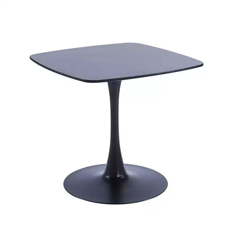 Square Dining Table Coffee Table Center Pedestal Tulip Wooden Tea Table Mid Century Modern Dining Table