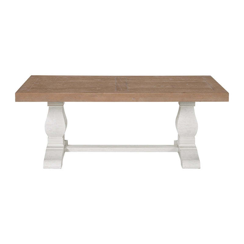 Napa 50 Solid Wood Pedestal Coffee Table