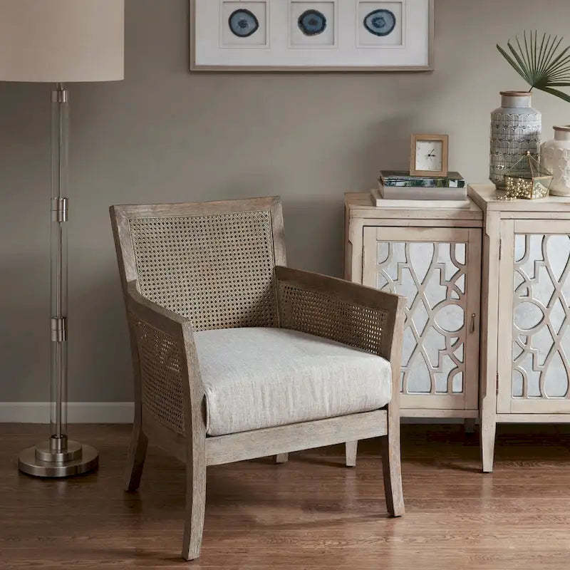 Madison Park Blaine Cane Armchair