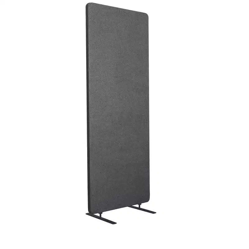 Stand Up Desk Store ReFocus Freestanding Noise Reducing Acoustic Room Divider Office Partition (Ash Gray, 23.6 x 66, Zippered Extension Panel)