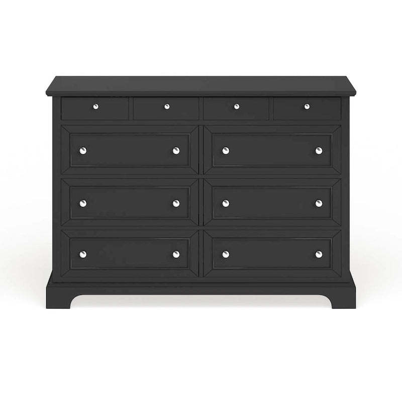 Bedford Black Wood Dresser and Optional Matching Mirror by Home Styles