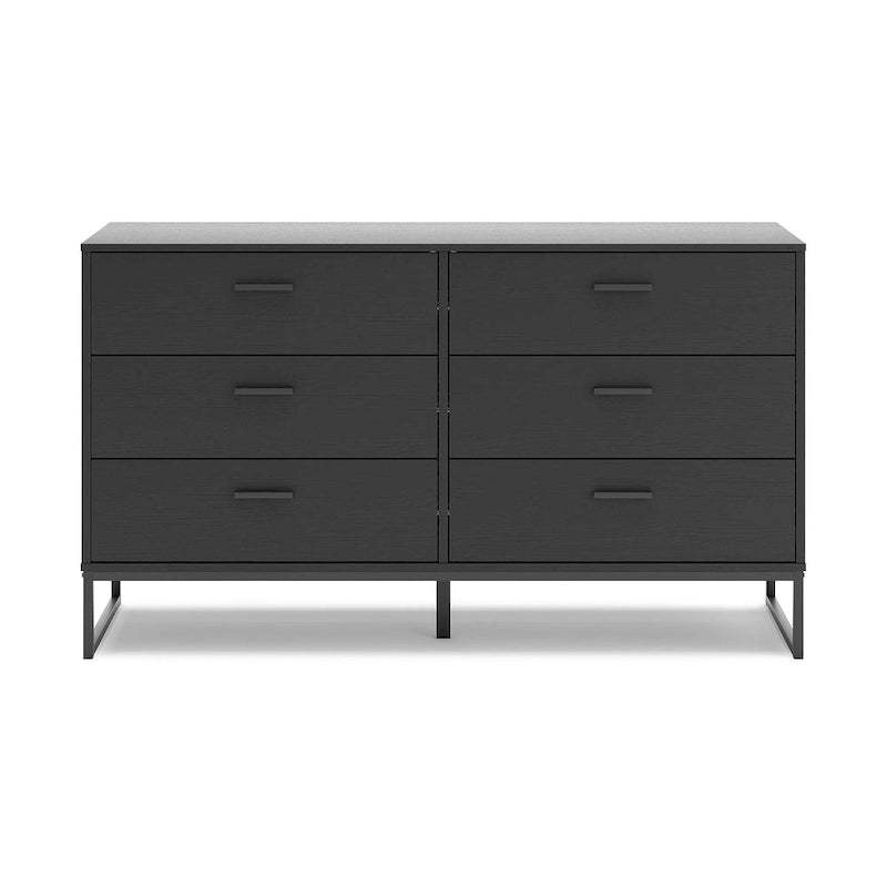 Signature Design by Ashley Socalle Black Dresser