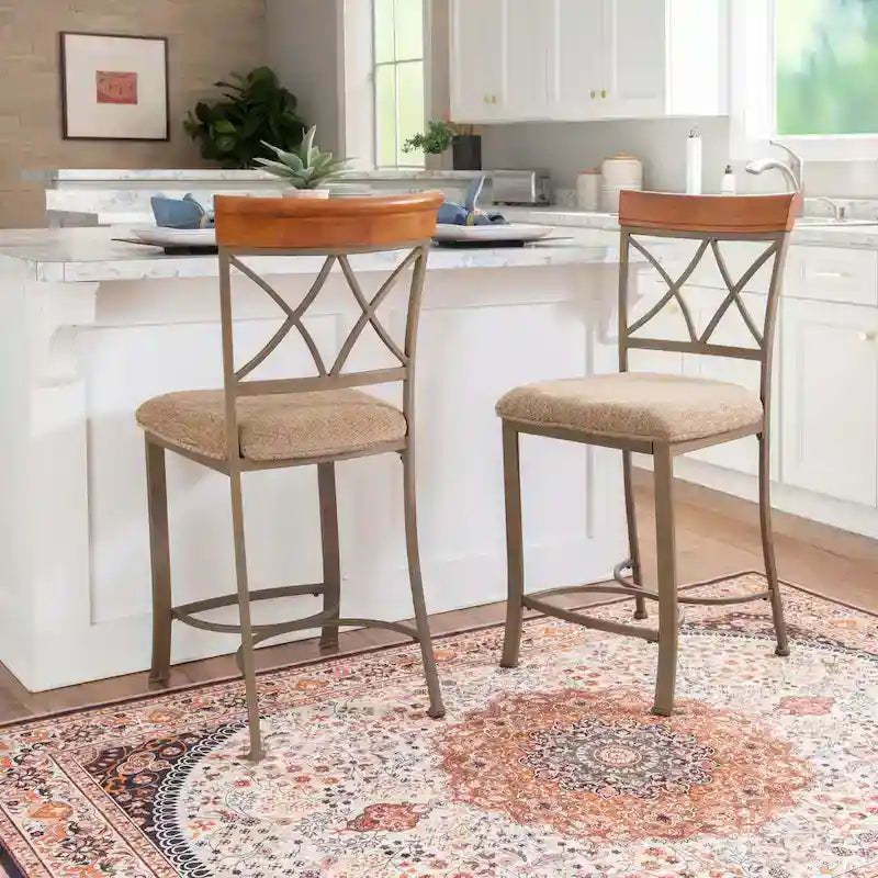 Powell Eden Brown Single Counter Stool