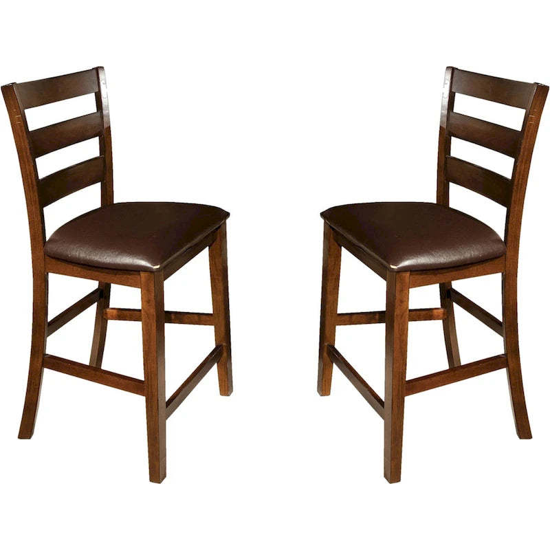 Kona Raisin Ladderback Barstool (Set of 2)