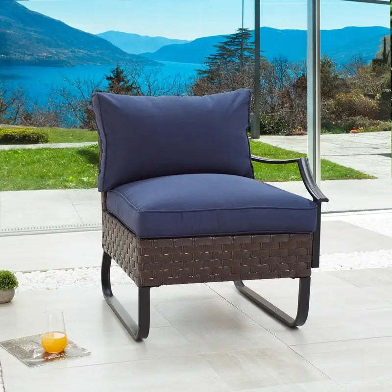Patio Festival U-Leg Collection Outdoor Left-Arm Chair