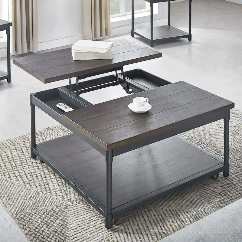 Steve Silver Pattison Lift-Top Square Coffee Table