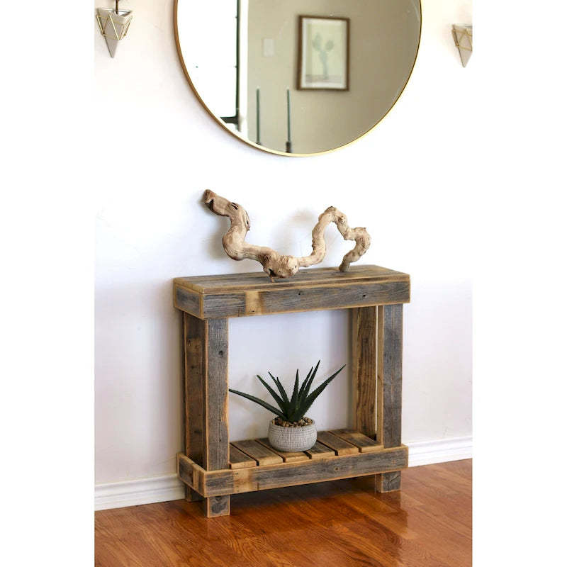 Natural 30x10x30 Entry Console
