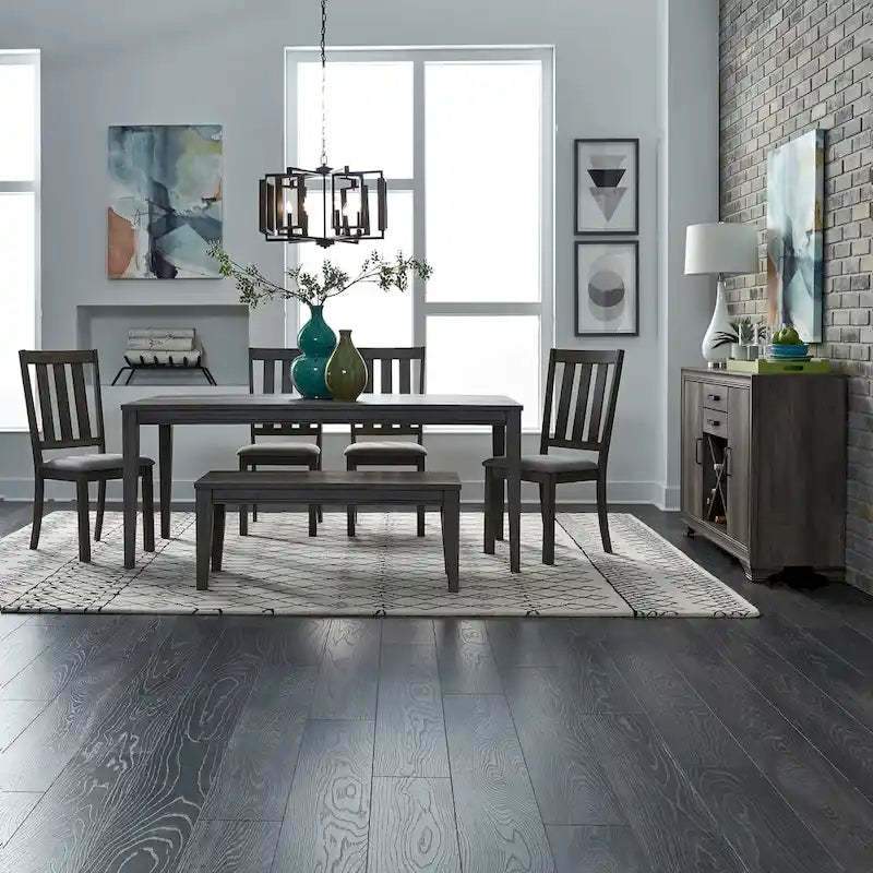 Tanners Creek Greystone 6 Piece Rectangular Table Set