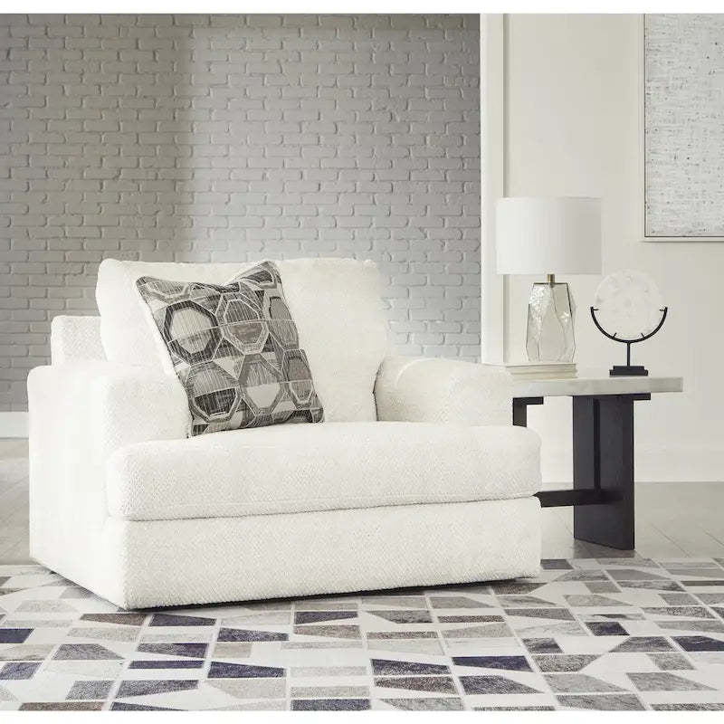 Signature Design by Ashley Karinne Linen Oversized Chair - 51 W x 41 D x 39 H