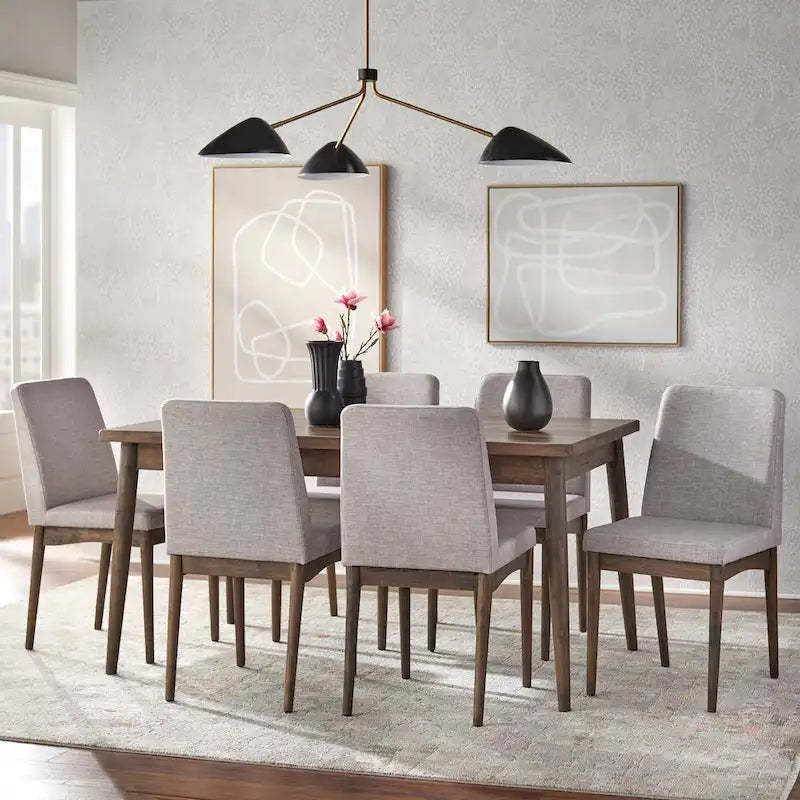 Carson Carrington Lulea Mid-century 7-piece Dining Set