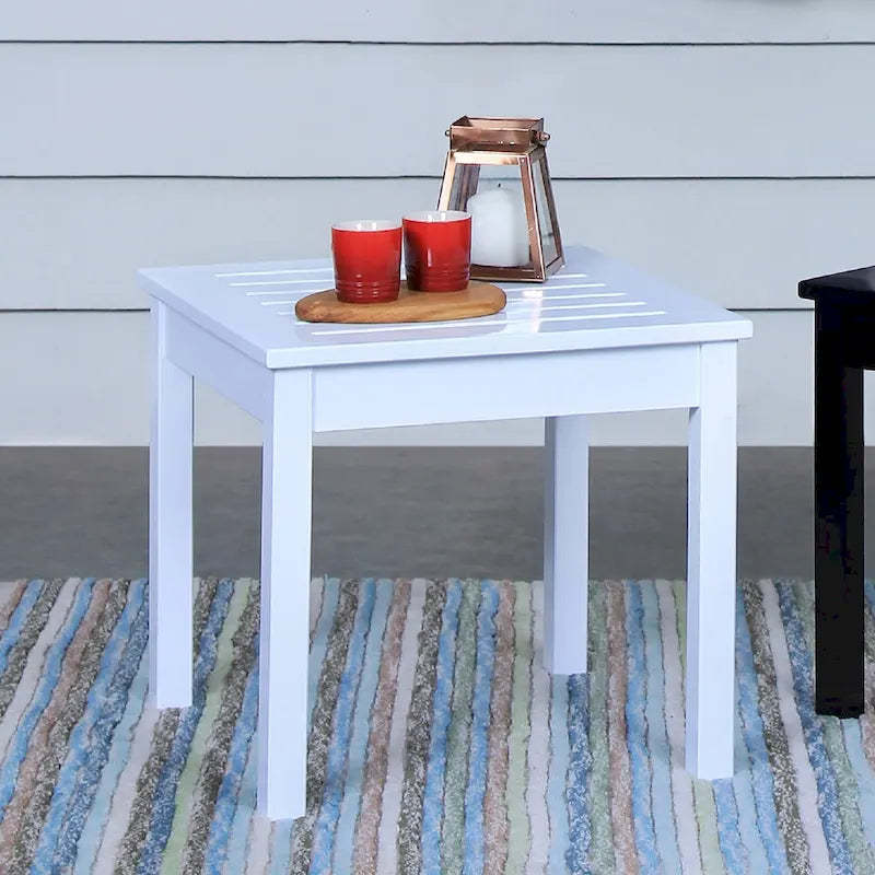 Cambridge Casual Alston Square Wood Outdoor Side Table