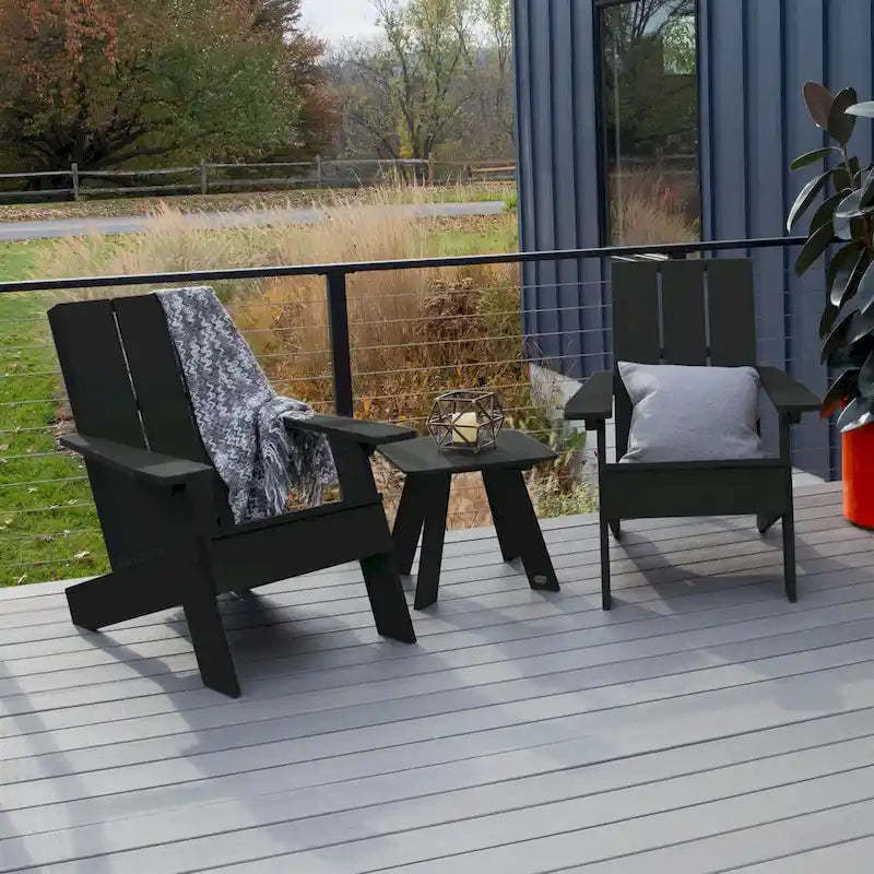 HIGHWOOD 3-piece Adirondack Chairs and Side Table Set