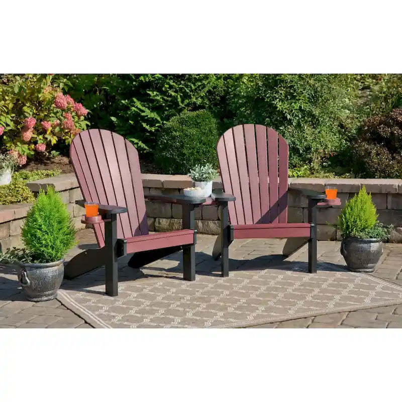 Poly Adirondack Companion Chair Set