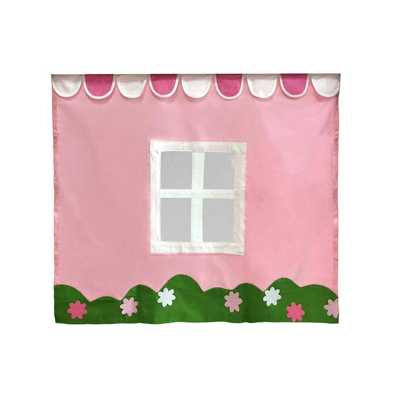 Max and Lily Cotton Underbed Farmhouse Curtain