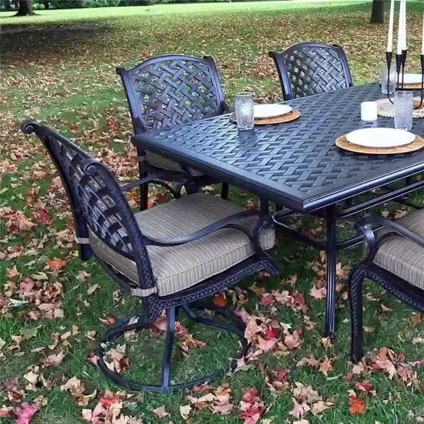 Manasquan Dining Swivel Rocker With Cushion (Set of 2) by Havenside Home