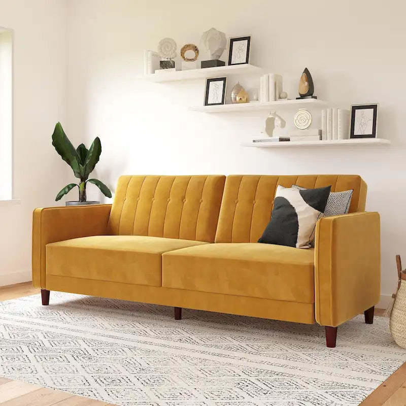 Avenue Greene Ivy Tufted Transitional Futon