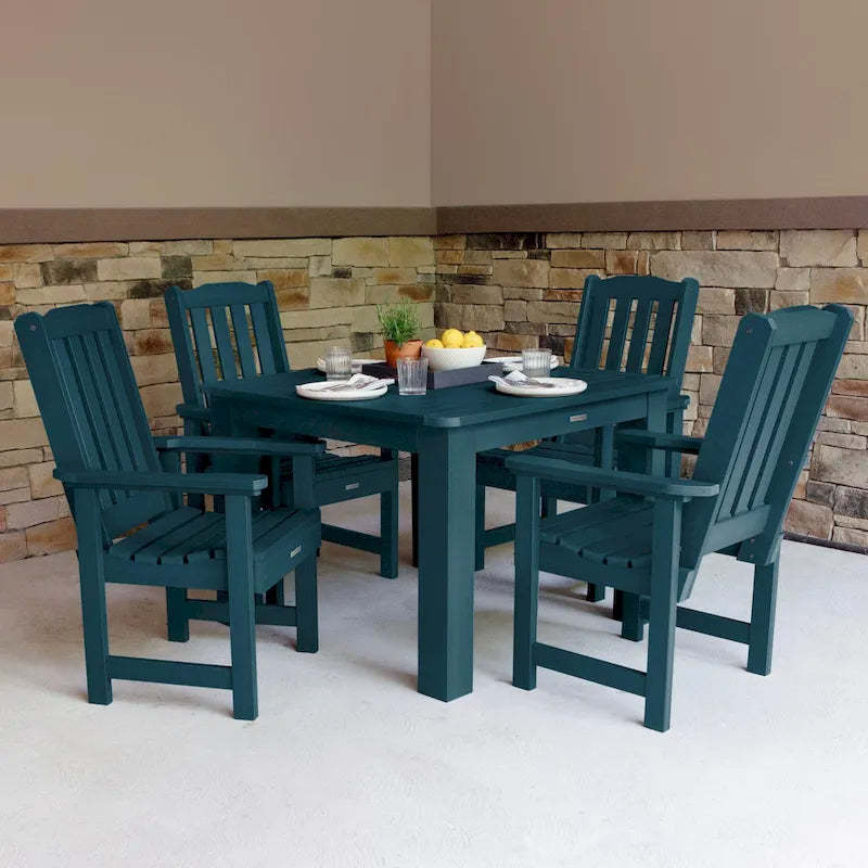 Lehigh 5-Piece Outdoor Dining Set - 42 x 42 Table, Dining-height