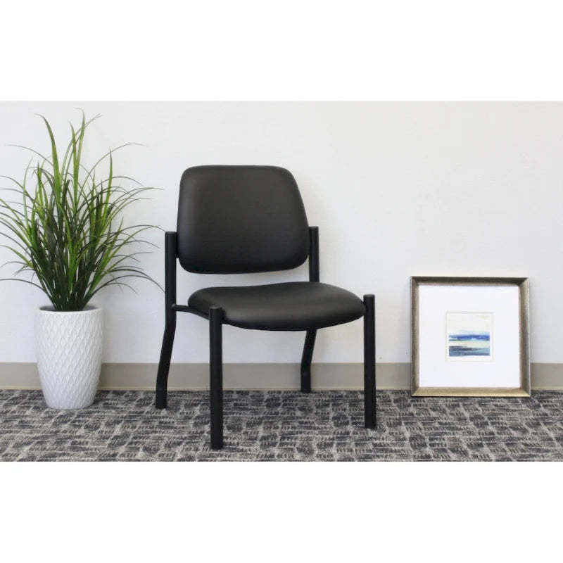 Boss Office Products Big and Tall Antimicrobial Guest Chair